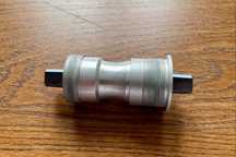 Wkład suportu tytanowa oś Stronglight Superspeed BSA ostre koło fixed