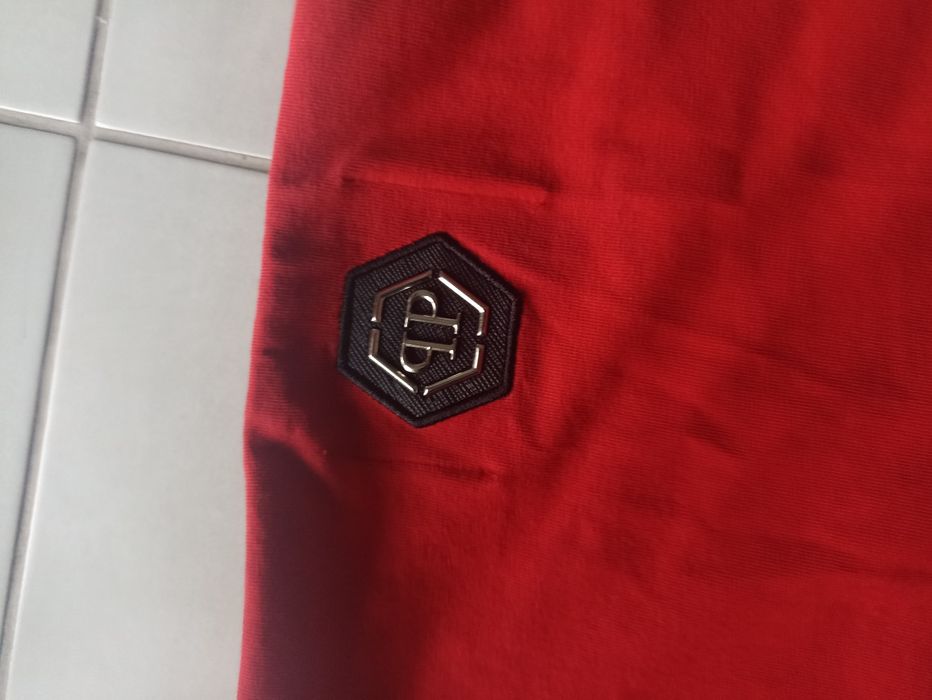 Koszulka czerwona Philipp Plein