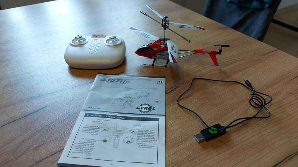 HELIKOPTER RC SYMA S107H 2.4GHz RTF czerwony Zdalnie sterowany