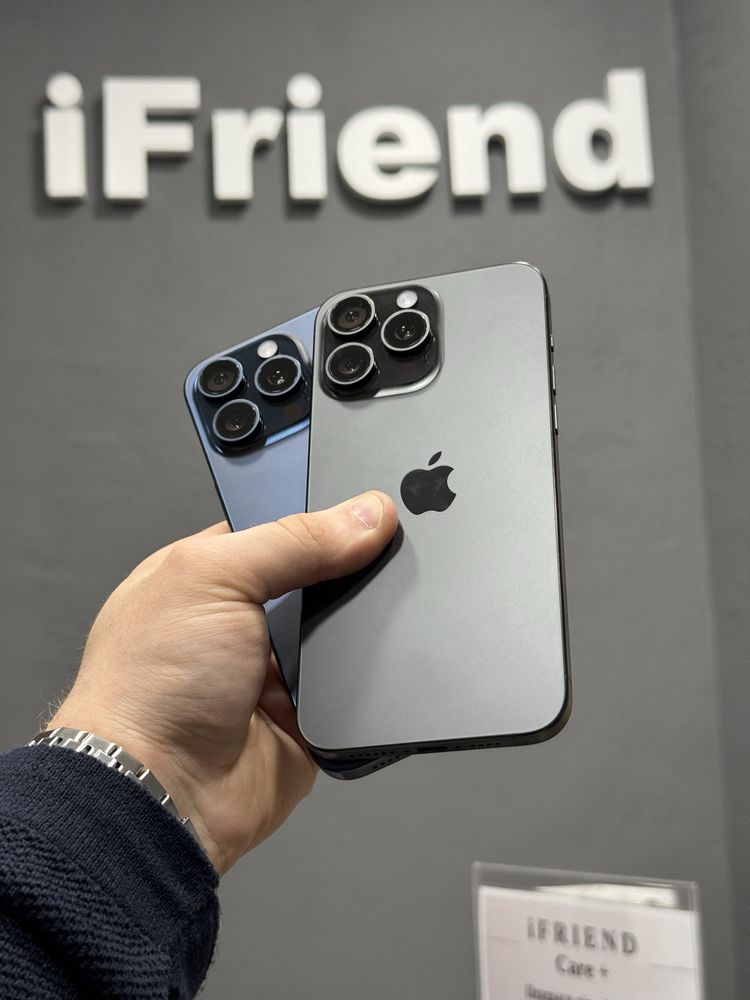 used  iPhone 15 pro max 512gb black, blue