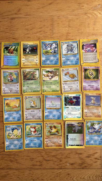 Lote Cartas Pokemon Base Set/ E series