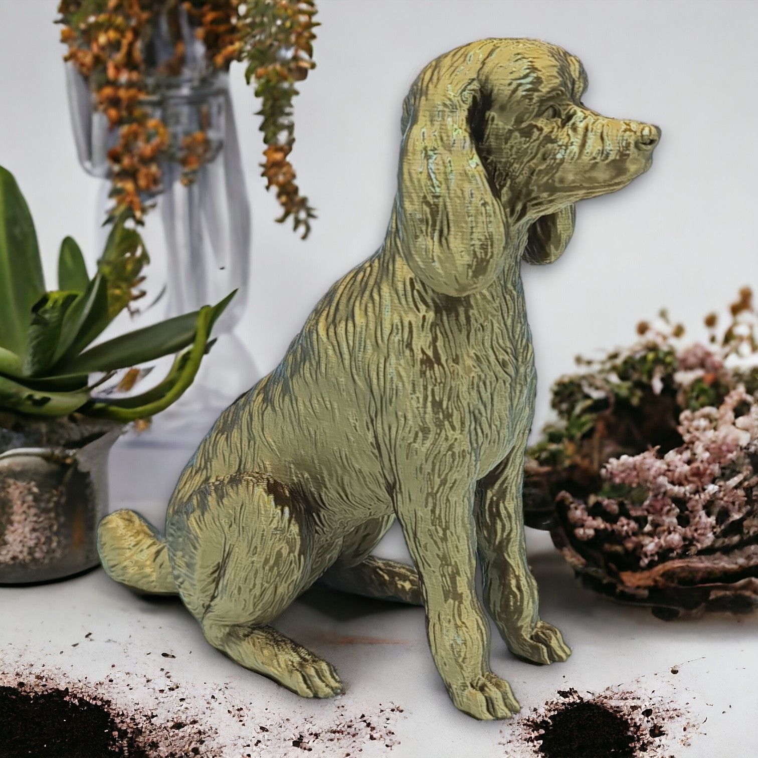 Pies Pudel, Figurka Psa Pudel, Poodle Dog, Prezent! 40A2
