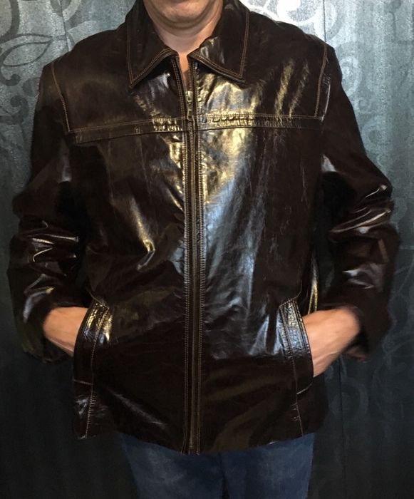 Кожаный пиджак