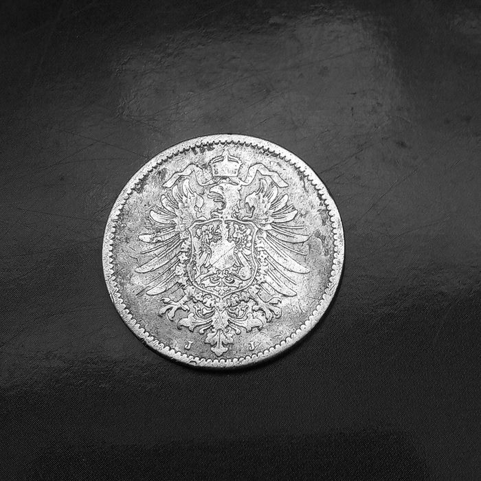 1 Марка 1876р(J). Срібло-900°. Німеччина.