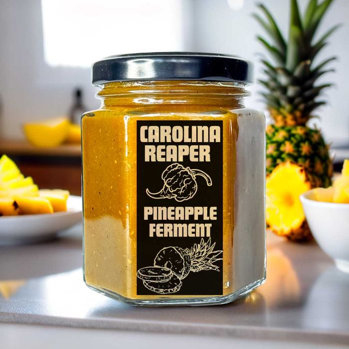 Carolina Reaper Ананас ферментированный Острый соус. Каролина рипер