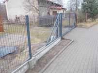 Ogrodzenie panelowe 1450mm 4mm czarne z podmurówką montaż PRODUCENT