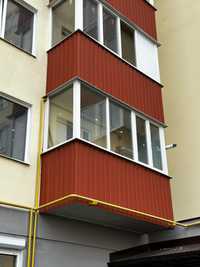 Балкон, вікна на балкон металопластик