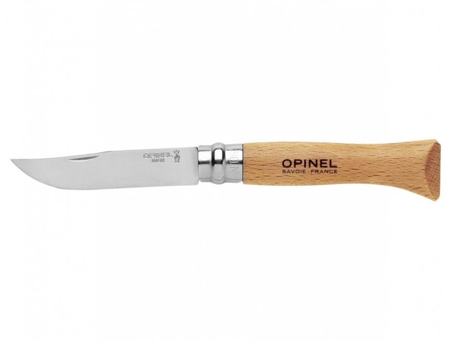 Nóż Opinel 12 inox rękojeść drewno bukowe