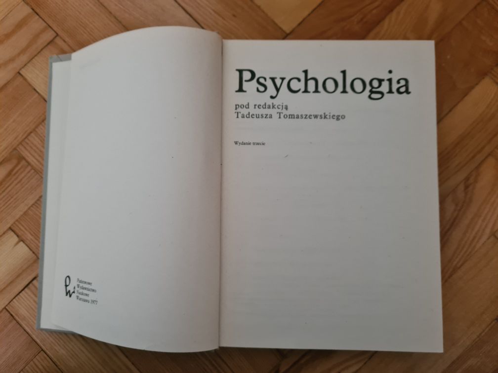 Psychologia - Tadeusz Tomaszewski 1977