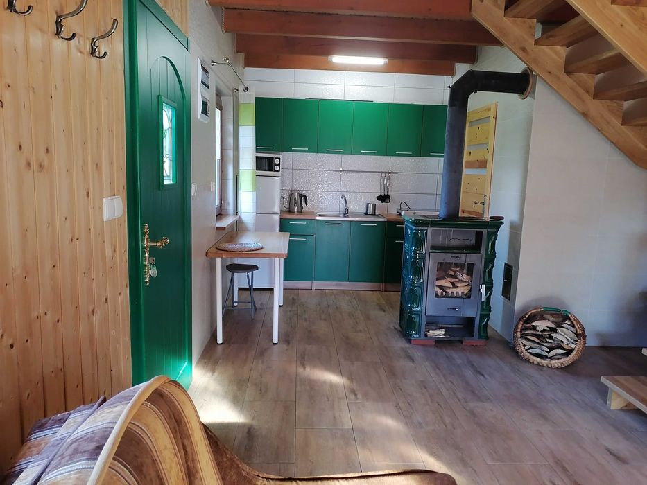 Zielony Domek z kominkiem na Kaszubach Wolny Sylwester wakacje Kaszuby