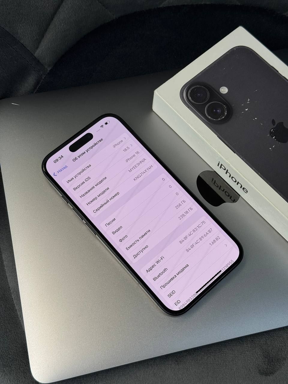 Apple iphone 16 256 gb black neverlock айфон 16 256 гб