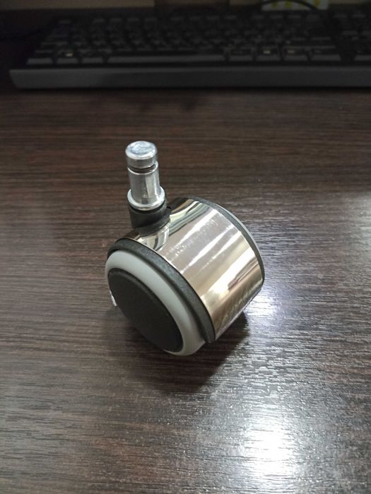 Комплект роликів з хромованою накладкою для крісел Kulik System