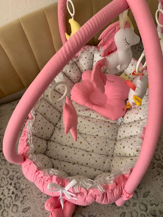 Дитячий розвиваючий кокон-килимок від 0+