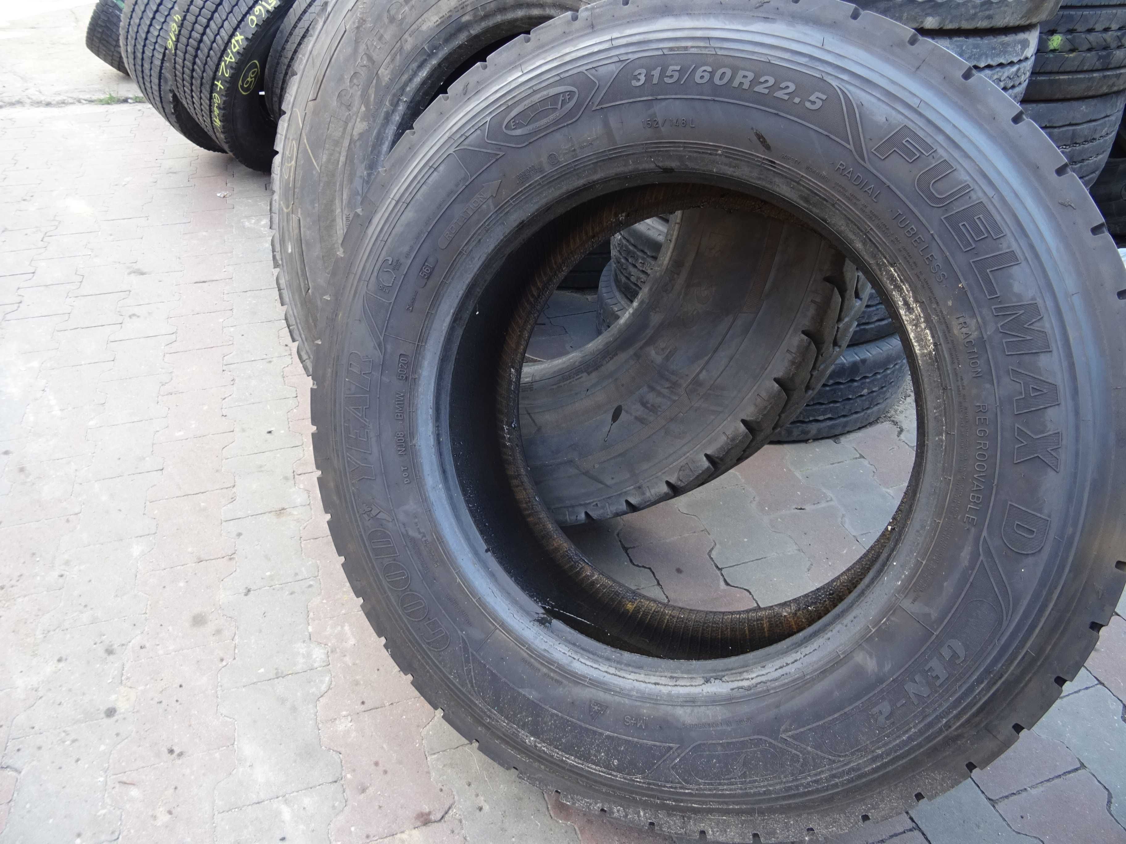 Opona 315/60R22.5 Goodyear Fuelmax Gen-2  (950 netto)