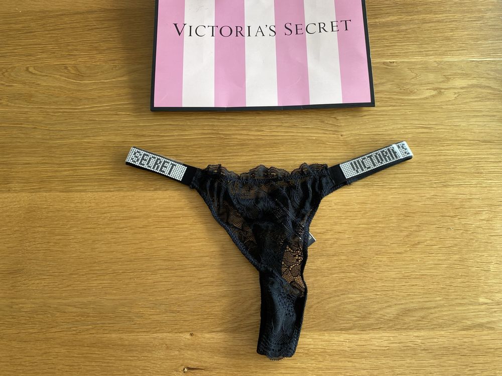 NOWE stringi Victoria’s Secret rozmiar M cyrkonie