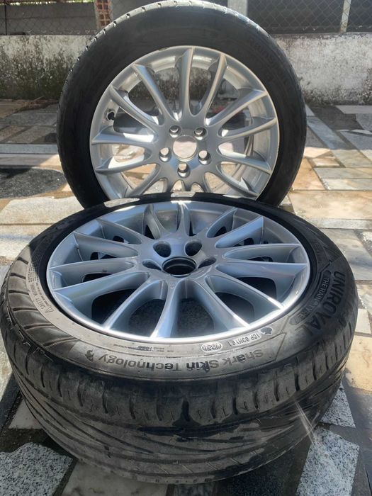 Jantes 17" Originais Volvo C70 de 2013 com pneus 215/50 R17