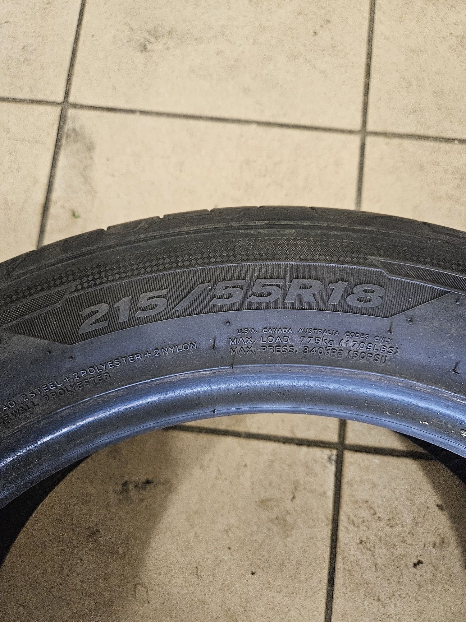 215/55  R18 (99)V  Hankook ventus prime 3