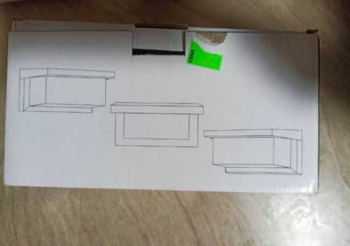 Lampa kinkiet ogrodowy elewacyjna zewnętrzna LED 2szt