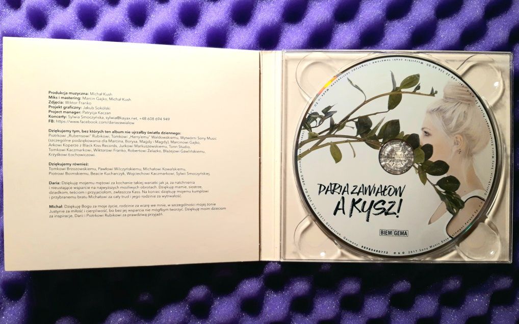 Daria Zawiałow – A Kysz! (CD, 2017)