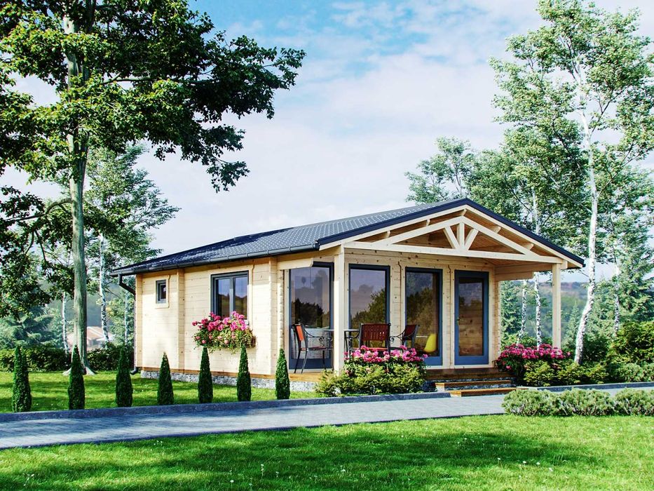 domek parterowy drewniany 35m2 PANAMA