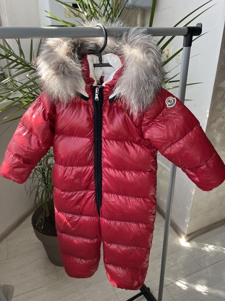 Комбинезон зимний пуховый Moncler (оригинал) 18/24 мес 2 года/86 см