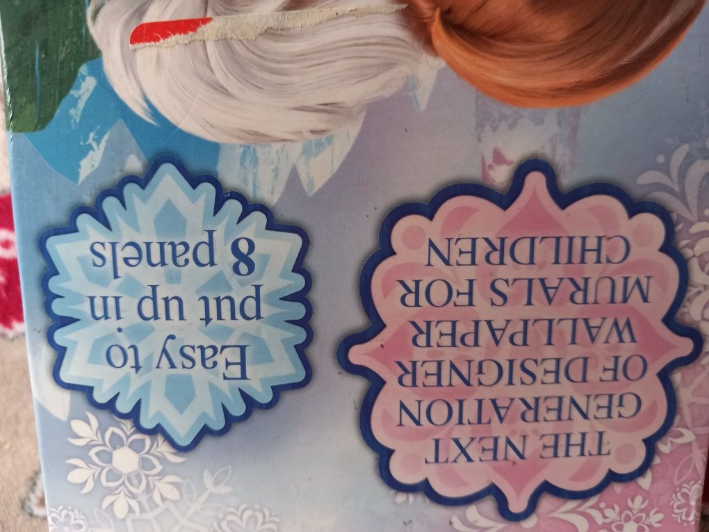 Tapeta frozen na ścianę nowa