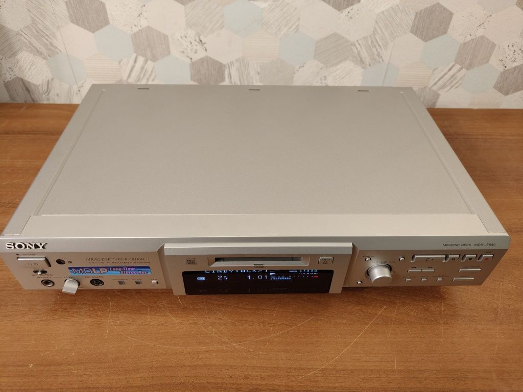Sony MDS-JE640 Minidisc Odtwarzacz Nagrywarka