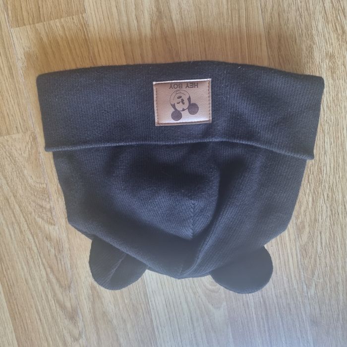 Czapka z uszami myszka mickey z polarkiem w środku