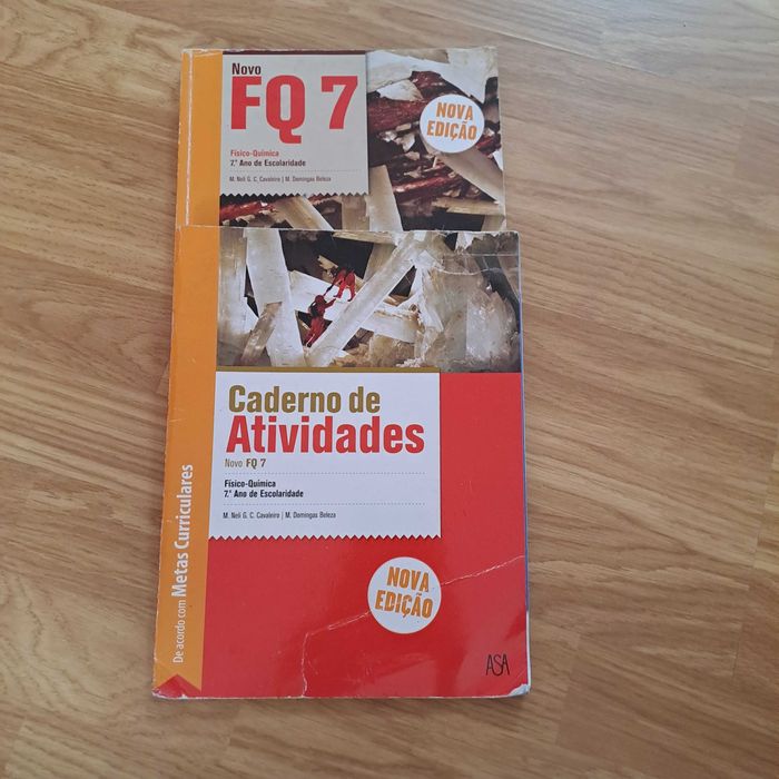 Manuais escolares e cadernos de atividades 7º ano