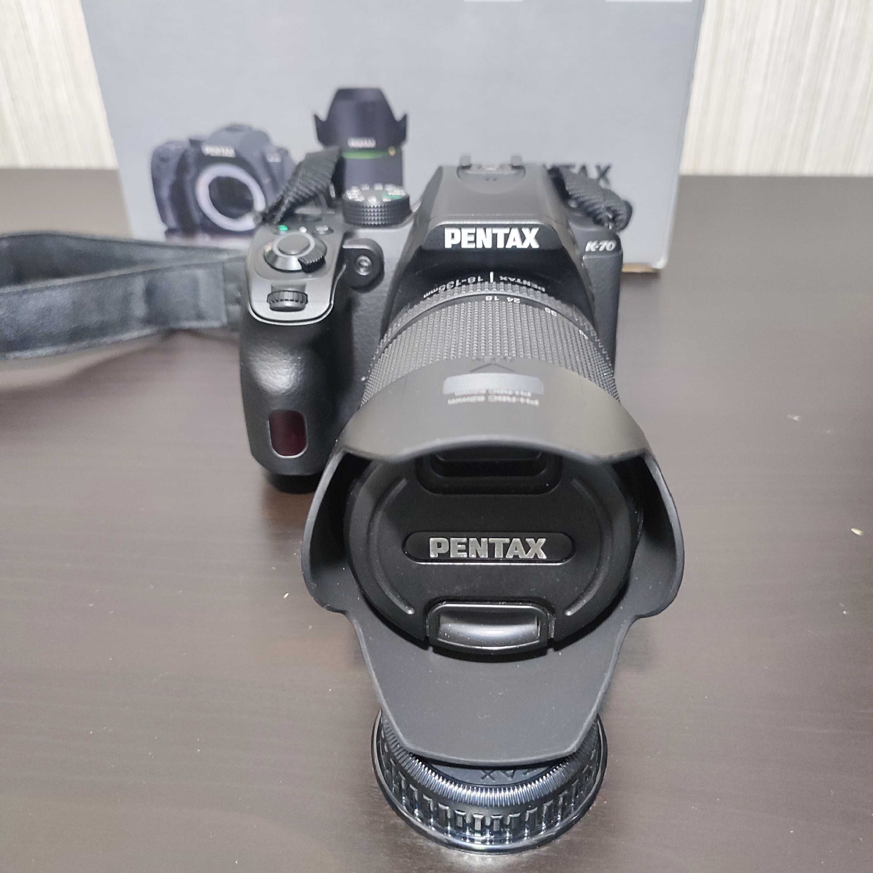 Фотоапарат Pentax K-70 Kit + фікс об'єктив + штатив + сумка, комплект