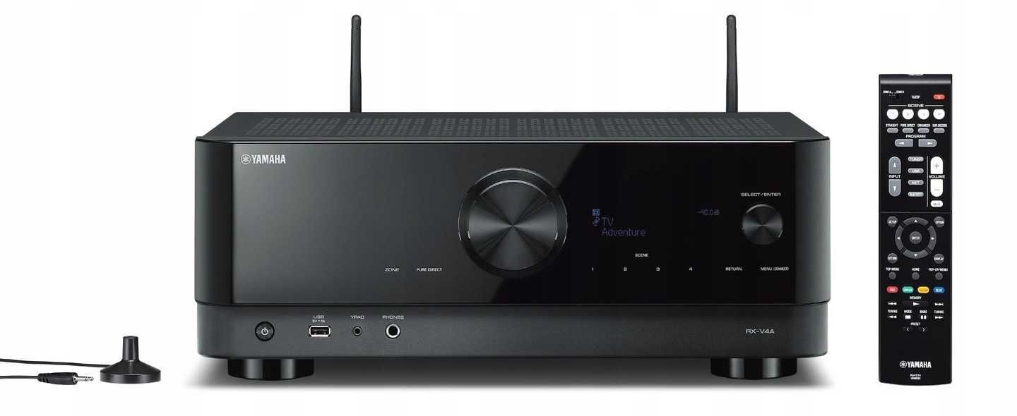Amplituner Yamaha RX-V4A 5.2 Bluetooth | AirPlay2 | Wi-Fi | (czarny)