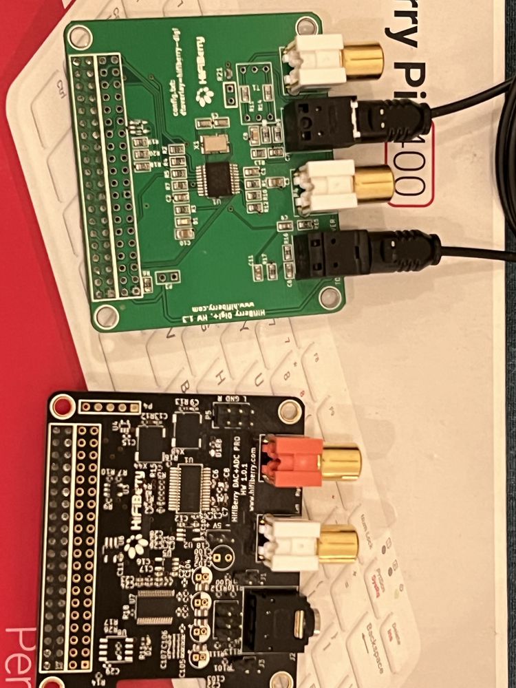 Hifiberry DAC+ ADC PRO, HIFIberry DIGI+ I/O для raspberry pi