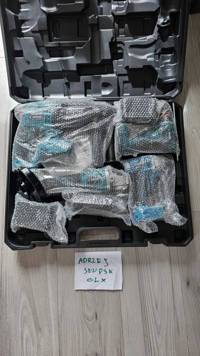 DRILLPRO klucz udarowy, młotek, wiertarka, szlifierka - zestaw 2x aku