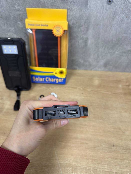 Повербанк на сонячній батареї! POWER BANK на 20.000. Павербанк!