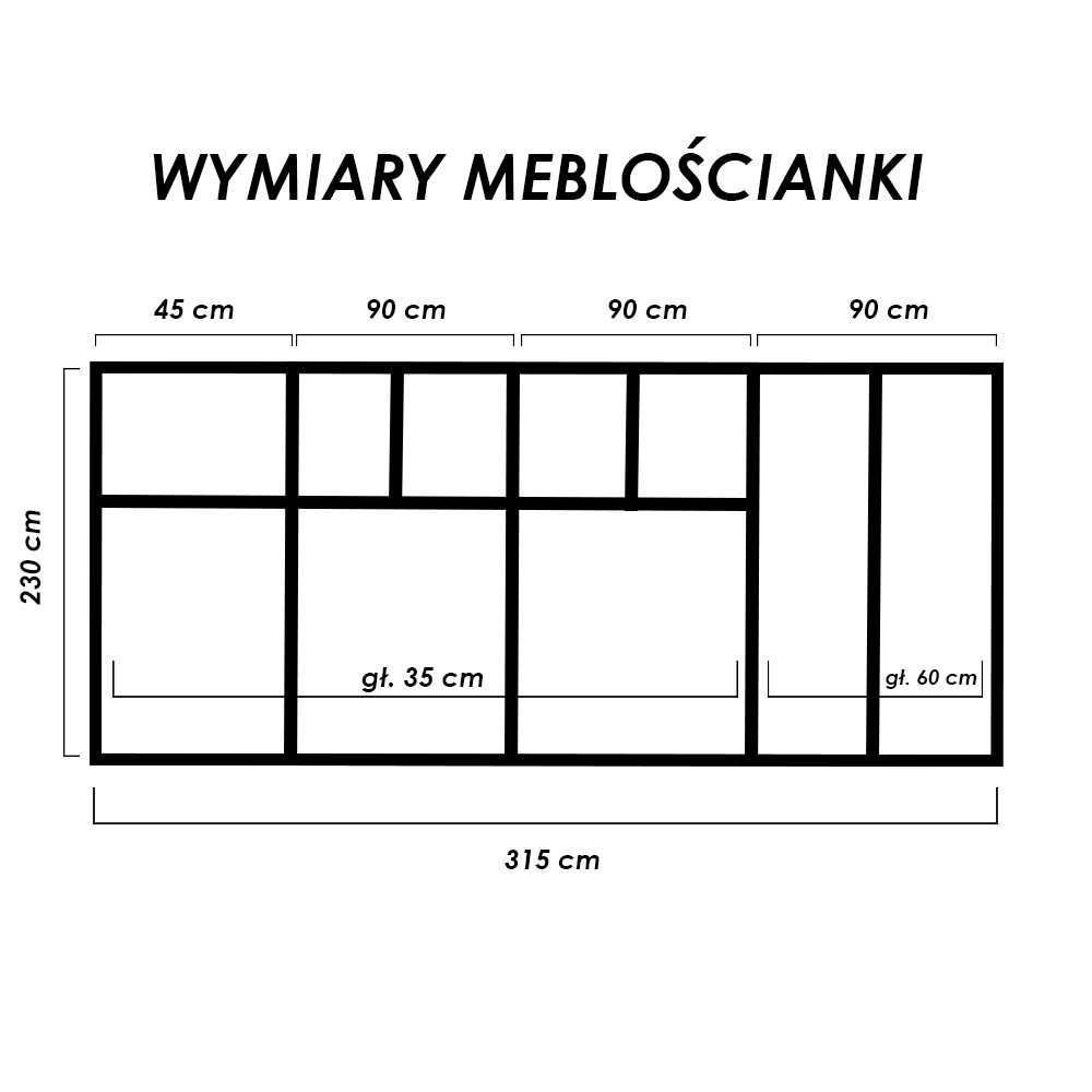 Meblościanka ODDAM