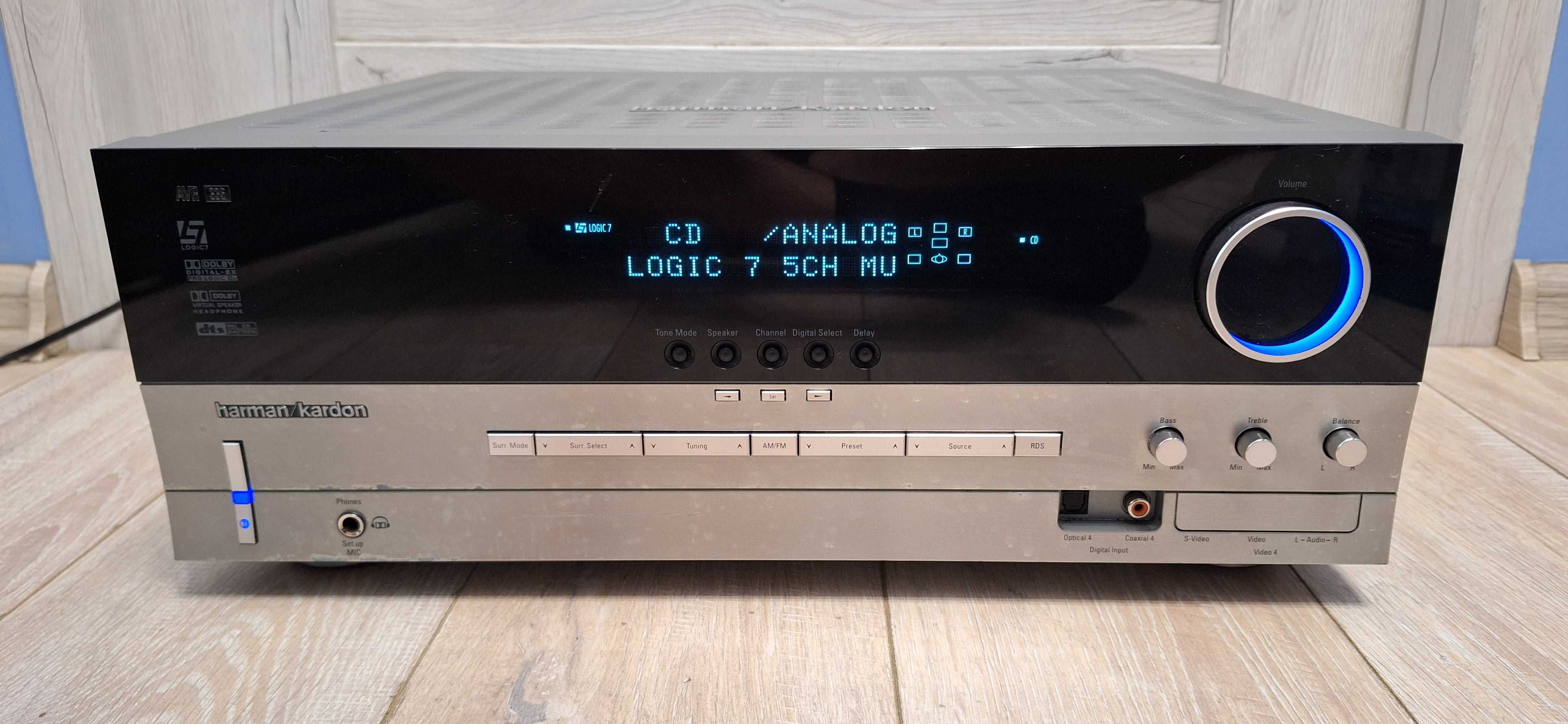 Amplituner Technics HARMAN KARDON AVR 335 Srebrny ! SPRAWNY OKAZJA !