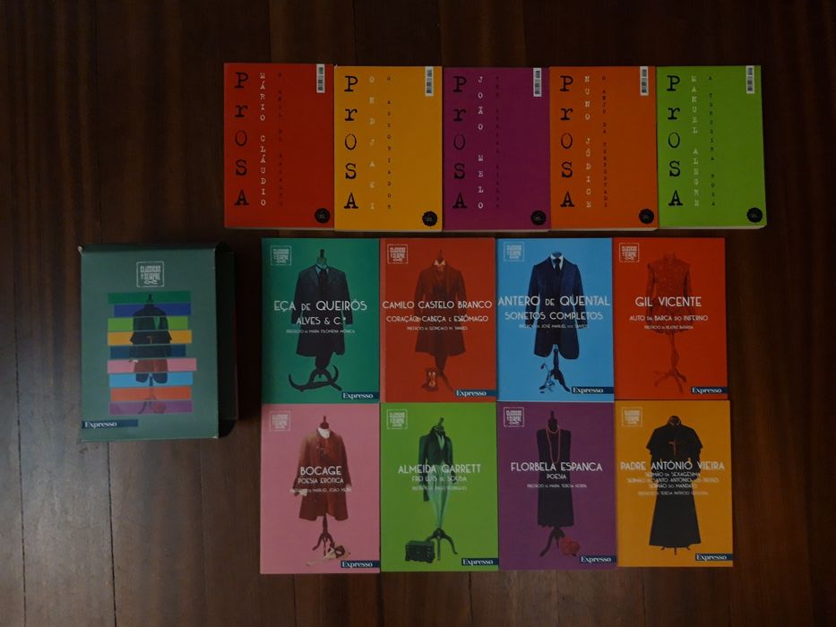 Colecções: Prosa/Poesia Lusófona + Clássicos de Sempre (portugueses)