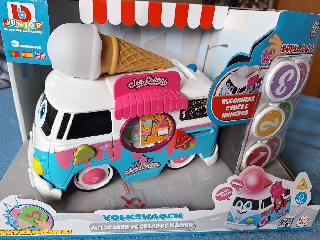 Brinquedo autocarro de gelados vokswagen