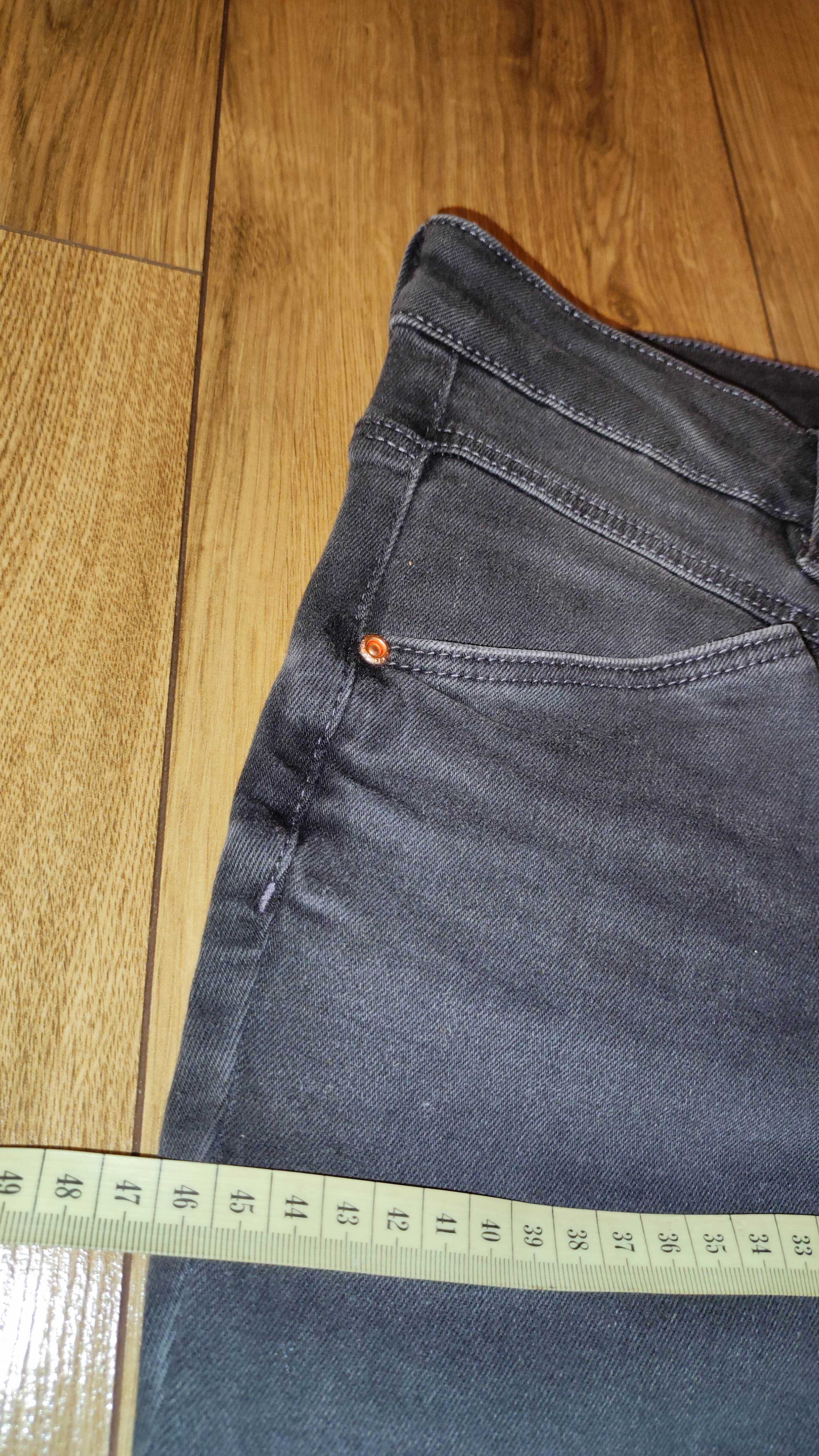 TomTailor spodnie jeans czarne roz 38/40