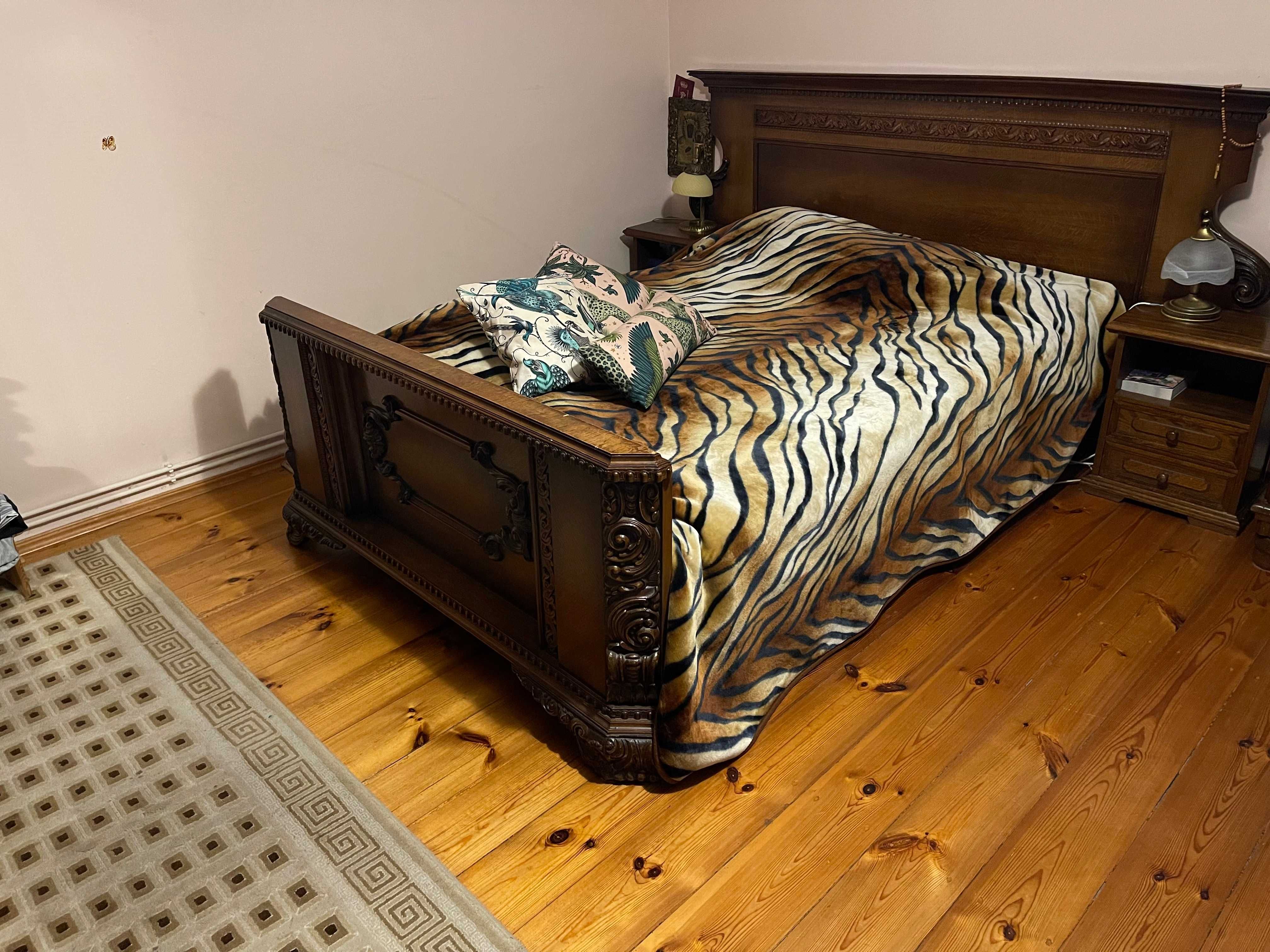 łóżko drewniane 140 x 200