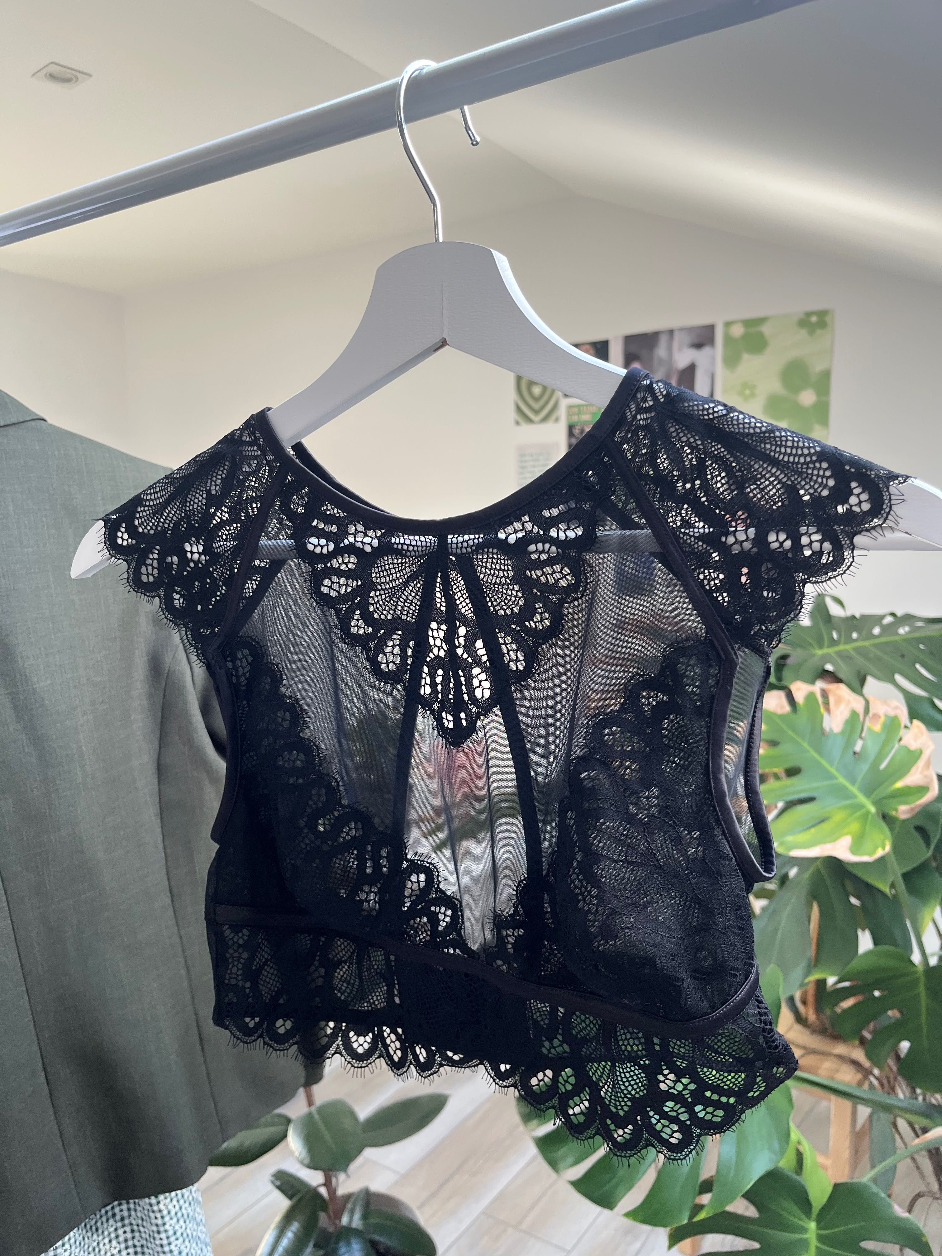 biustonosz top biustonoszowy koronkowy intimissimi XS