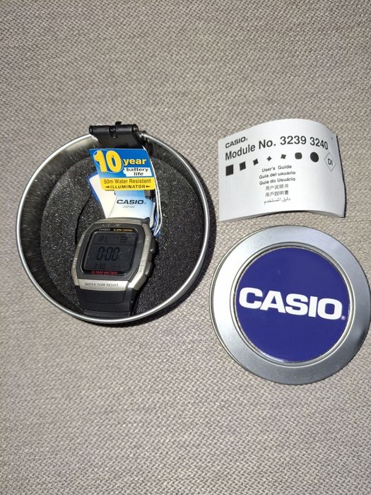 Zegarek nowy męski CASIO W-96H-1A + BOX
