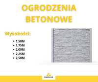 Centrum ogrodzeń betonowych! Ogrodzenia 2,0m TRANSPORT HDS