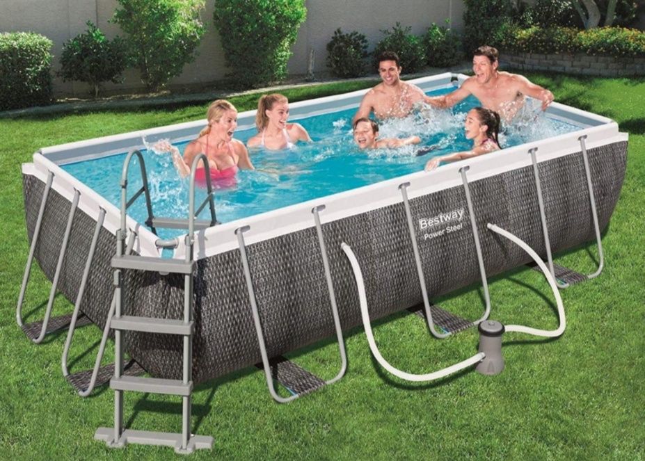 Basen stelażowy 412x201x122 cm