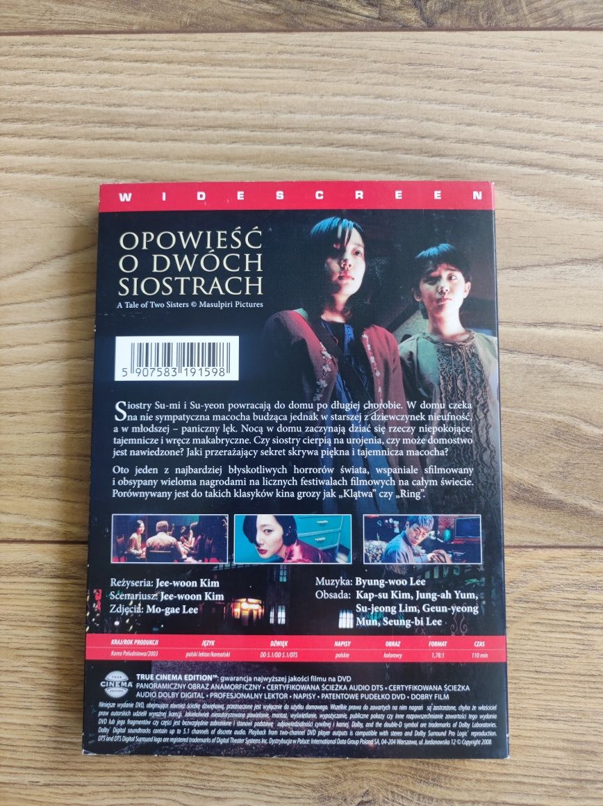 Film DVD Opowieść o dwóch siostrach film koreański