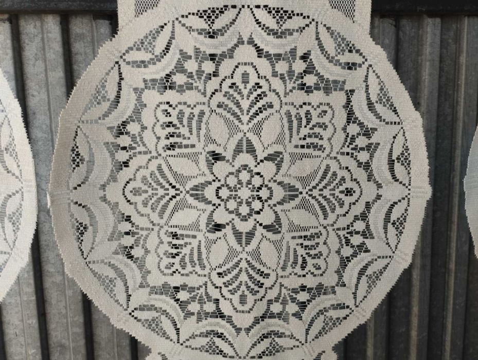 Panel, firanka łapacz snów koloru lnianego 43 x 140