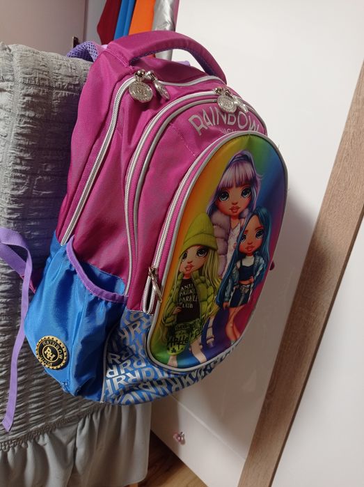 Plecak dla dziewczynki+ piórnik - zestaw Raimbow High