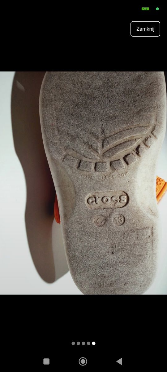 Dziewczęce buty crocs 13(30/31)