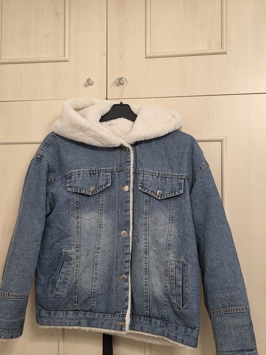 Джинсова утеплена куртка