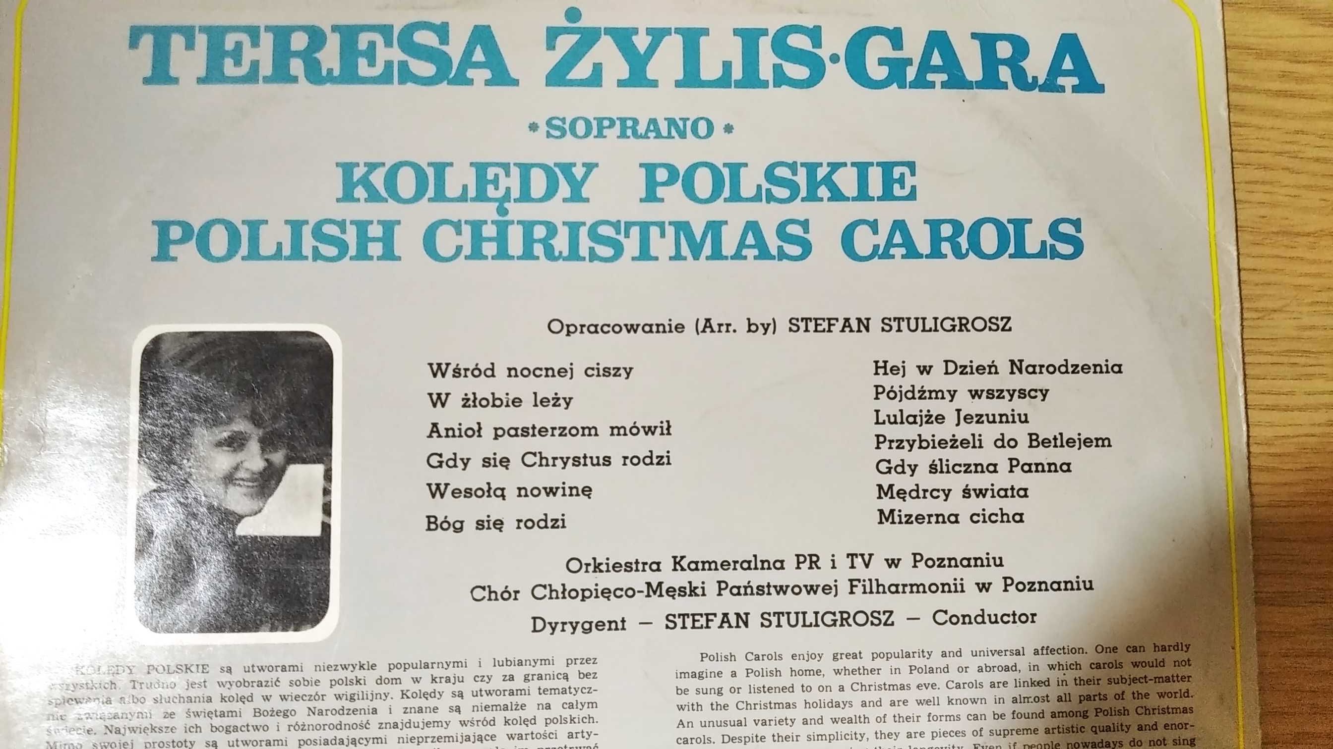Winyl Kolędy polskie Teresa Żylis-Gara EX